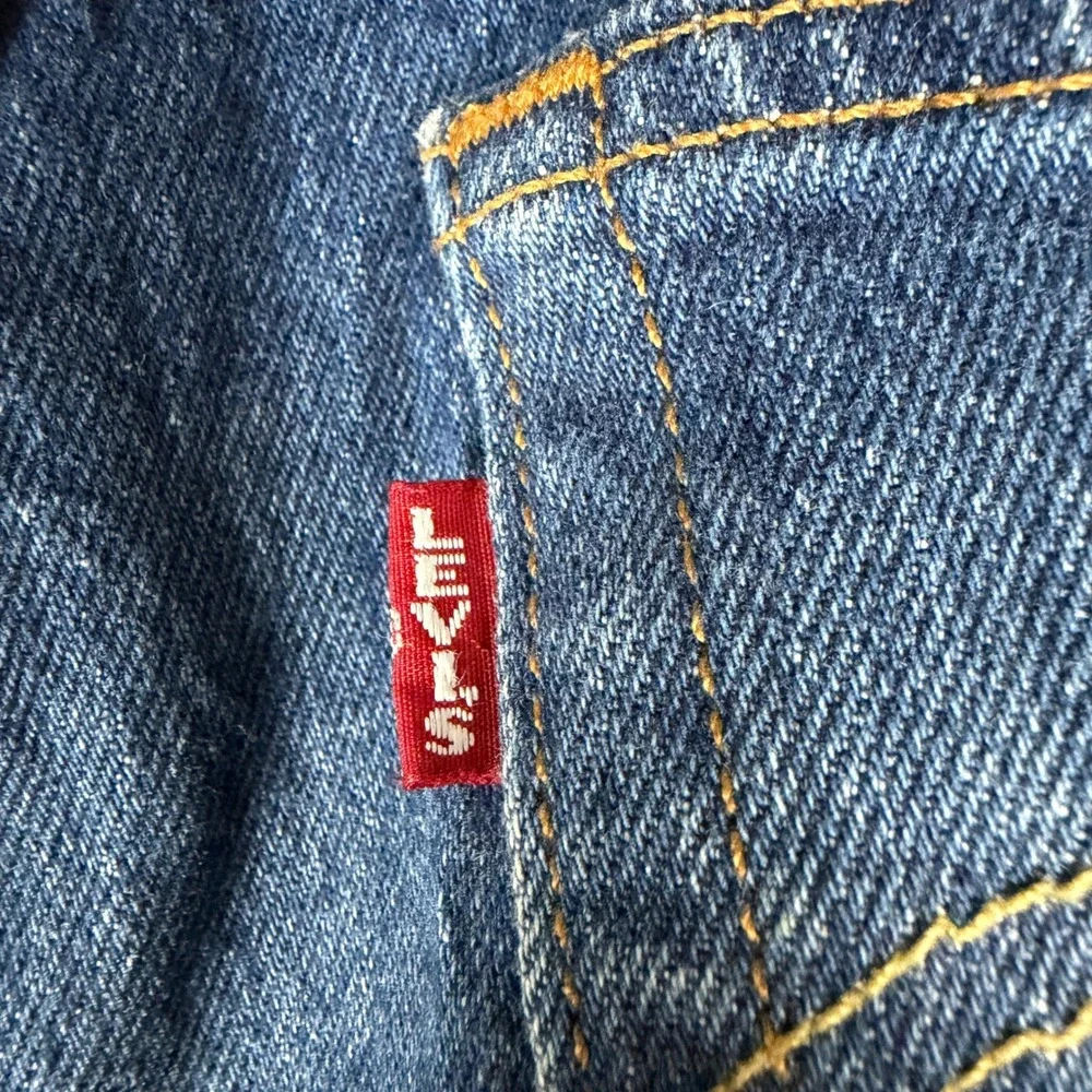 Levis 501‎ Original Fit Straight Leg Blue Denim Button Fly Jeans Mens 29x32